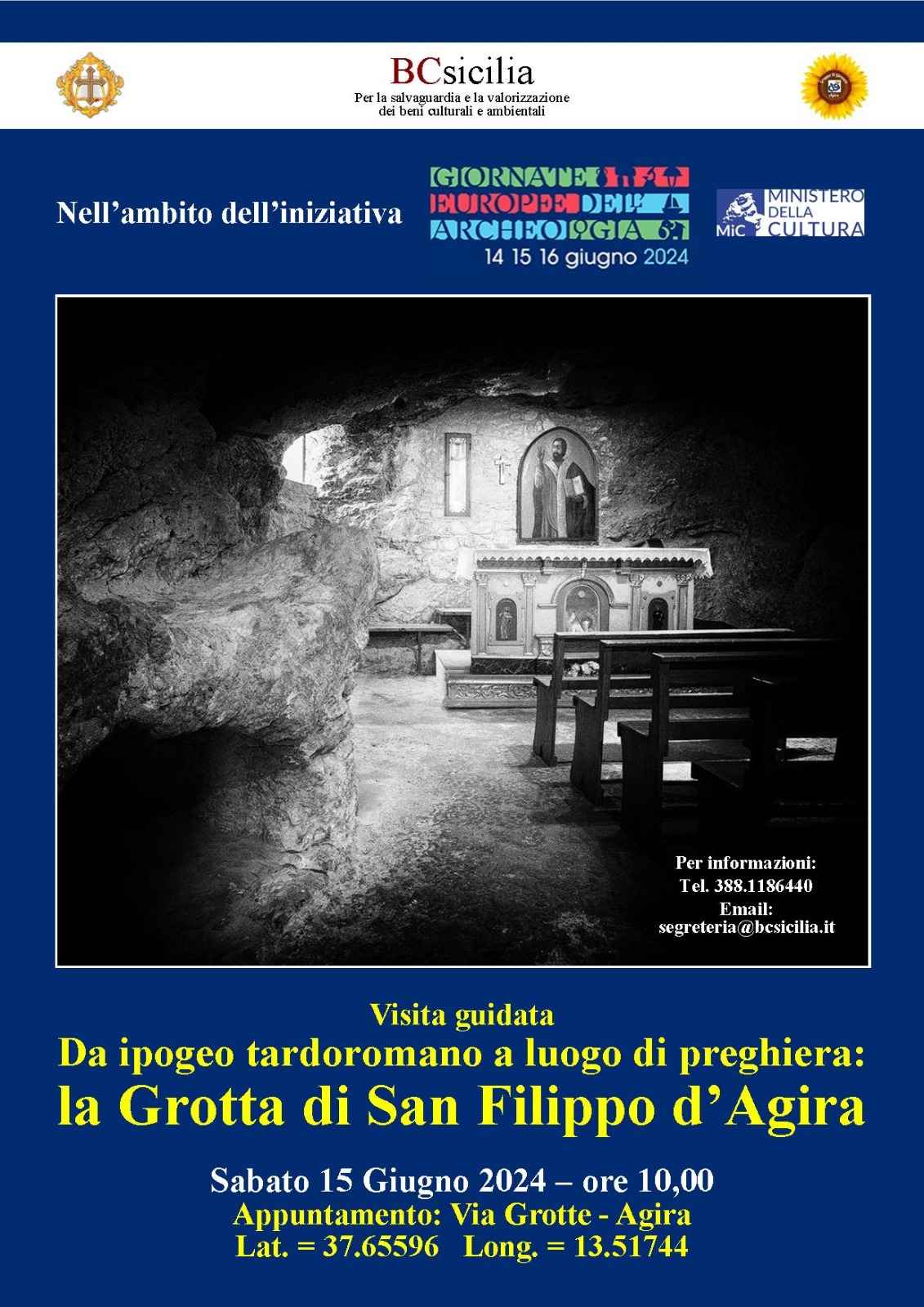Da ipogeo tardoromano a luogo di preghiera: la Grotta di San Filippo