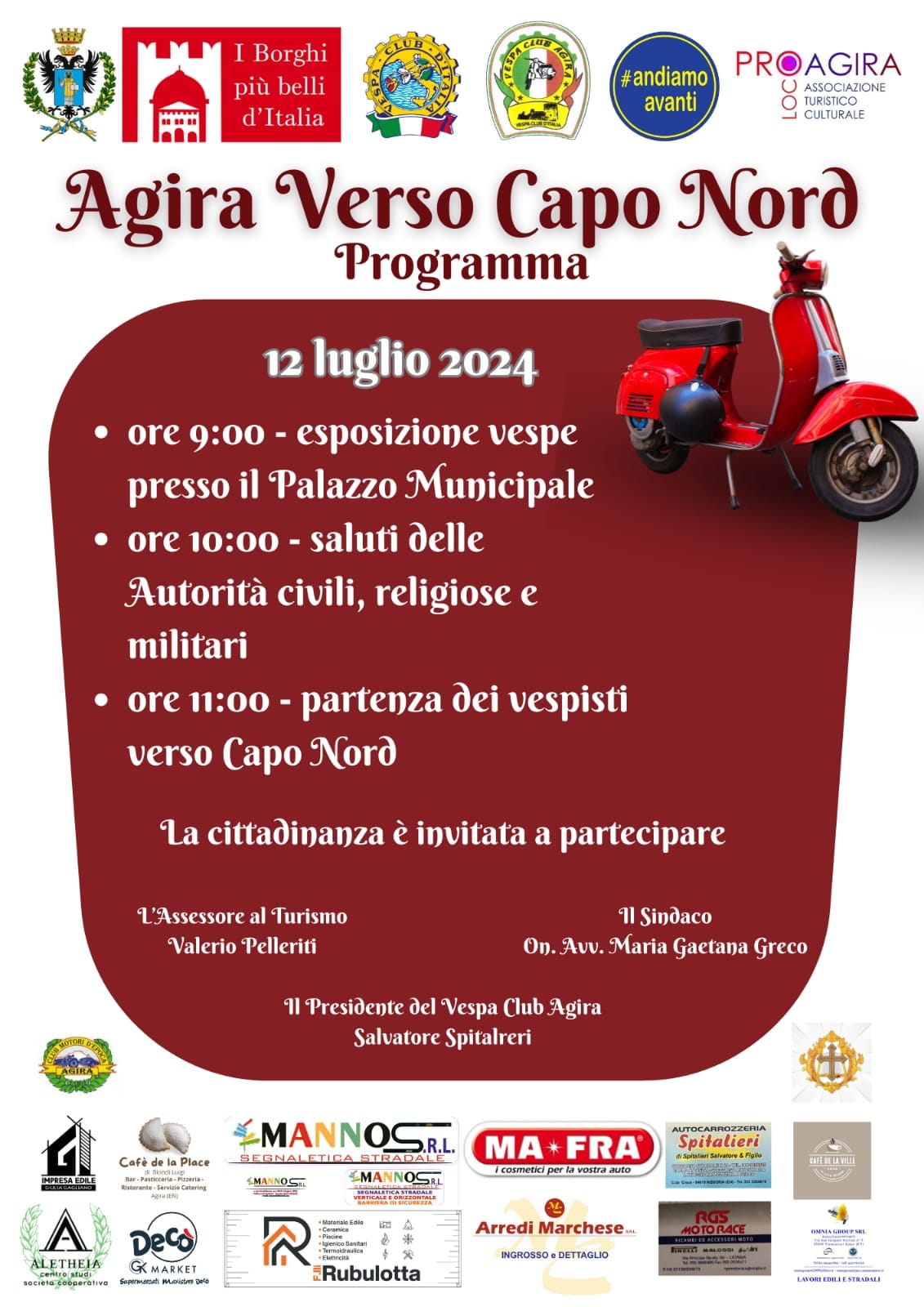 Da Agira a Capo Nord in vespa!