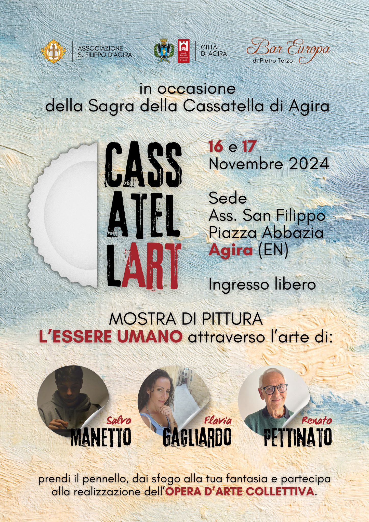 Mostra di pittura 𝗖𝗮𝘀𝘀𝗮𝘁𝗲𝗹𝗹𝗔𝗿𝘁