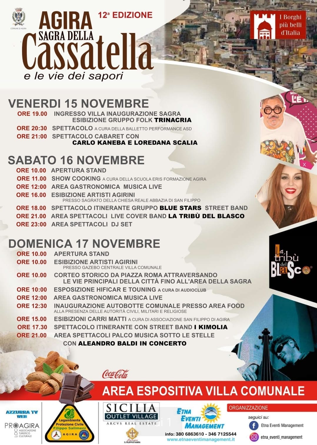 12° edizione della “Sagra della cassatella” di Agira